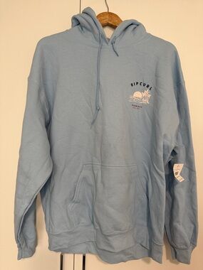 Rip Curl Light Blue Graphic Pullover Hoodie